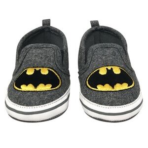 DC Comics Batman Infant Prewalker Soft Sole Slip-On Shoes Size 3-6 Months